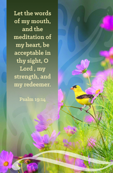 Paperback Words of My Mouth Bulletin (Pkg 100) General Worship Book
