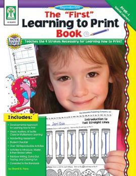 Paperback The "first" Learning to Print Book, Grades Pk - K Book