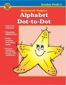 Paperback Alphabet Dot-To-Dot, Grades PreK-1 Book