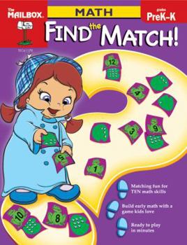 Paperback Find the Match! Math (PreK-K) Book
