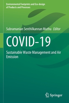 Paperback Covid-19: Sustainable Waste Management and Air Emission Book