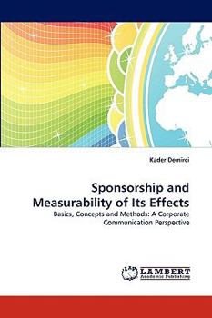 Paperback Sponsorship and Measurability of Its Effects Book