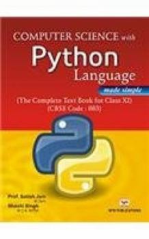 Paperback Computer Science with Python Language Made Simple - (Class X Book