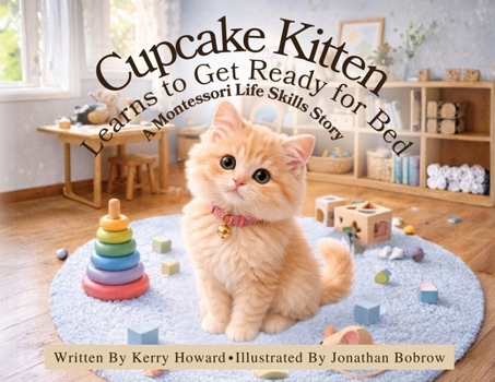 Paperback Cupcake Kitten Learns to Get Ready for Bed [Large Print] Book