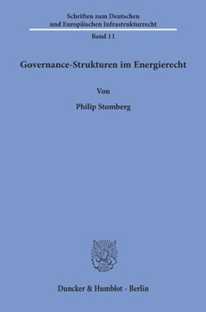 Paperback Governance-Strukturen Im Energierecht [German] Book