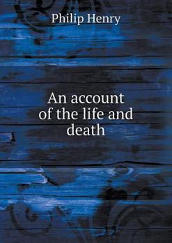 Paperback An account of the life and death Book