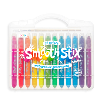 Misc. Smooth Stix Watercolor Gel Crayons - 25 PC Set [Multiple Languages] Book