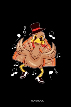 Paperback Notebook: Blank Lined Journal 6x9 - Tap Dance Thanksgiving Notebook I Dancing Step Dancer Gift I Turkey Holiday Feast Ballroom G Book
