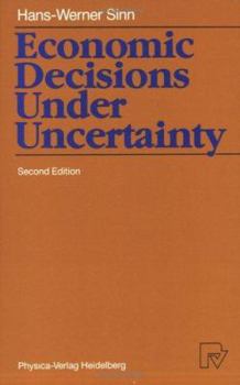 Hardcover Economic Decisions Under Uncertainty Book