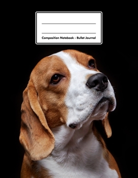 Composition Notebook - Bullet Journal: Beagle | 109 pages 8.5"x11" | Dotted Journal | Grid Notebook | Gift For Kids Teenager Adult Teacher Student | Journal | Dog Lover