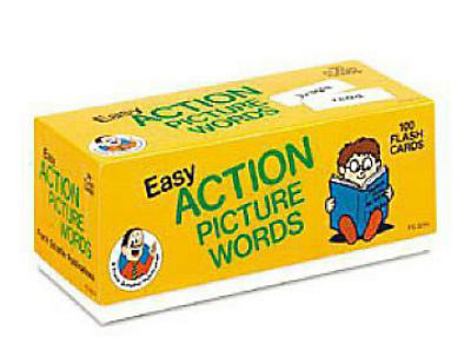 Cards Easy Action Picture Words Flash Cards (Phonics Flash Cards) Book