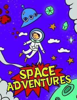 Paperback Space Adventures: Coloring Book