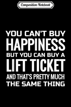 Paperback Composition Notebook: Skiing Gif and Snowboarding Journal/Notebook Blank Lined Ruled 6x9 100 Pages Book