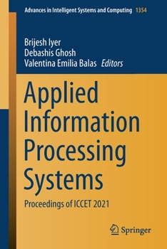 Paperback Applied Information Processing Systems: Proceedings of Iccet 2021 Book