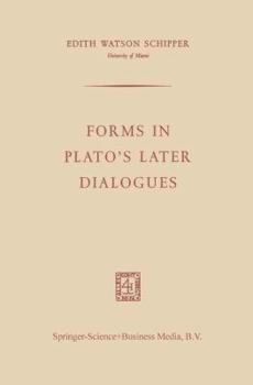 Paperback Forms in Plato's Later Dialogues Book