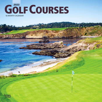 Calendar Golf Courses 2022 Square Book