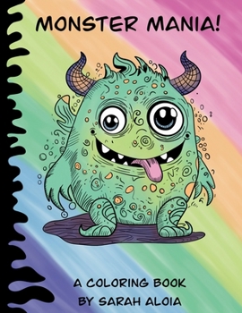 Paperback Monster Mania: A Coloring Book