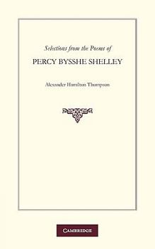 Paperback Selections from the Poems of Percy Bysshe Shelley Book