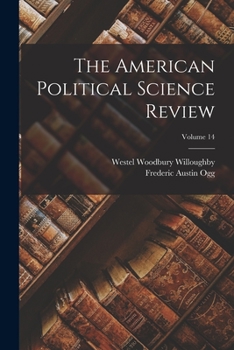 Paperback The American Political Science Review; Volume 14 Book