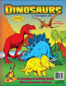 Paperback Dinosaurs Coloring Book (8.5x11) Book