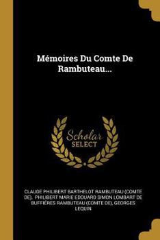 Paperback Mémoires Du Comte De Rambuteau... [French] Book