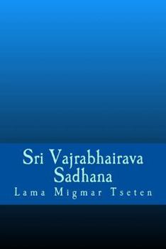 Paperback Sri Vajrabhairava Sadhana Book