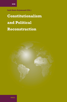 Hardcover Constitutionalism and Political Reconstruction Book