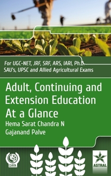 Hardcover Adult Continuing and Extension Education at a Glance Book