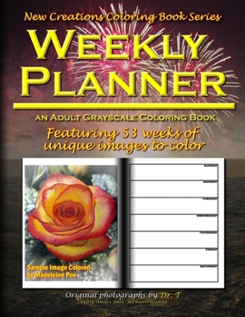 Paperback New Creations Coloring Book Series: Weekly Planner Book