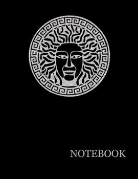 Brilliant Silver Greek Mythology Black Notebook| Brilliant Silver Greek Mythology Black Notebook Grid Sturdy High Quality Premium White Paper 8.5x11 ... For Man| Journal For Work (Luxury Silver)