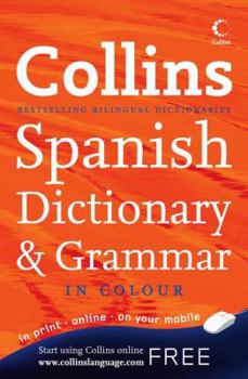 Paperback Collins Spanish Dictionary and Grammar Book