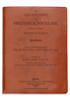 Leather Bound The Life and Times of Frederick Douglass: Cognac Lined Journal Book