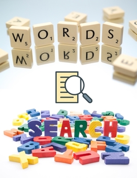 Paperback Words Search: Candy Puzzles 31 Puzzles with Word Search 43 Pages Book