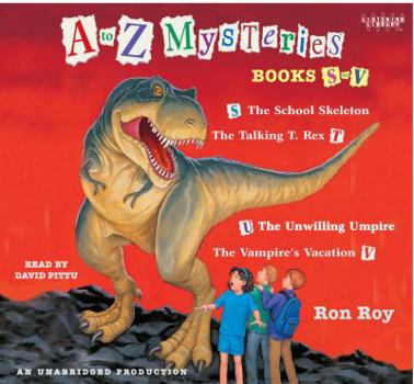Audio CD Books S to V - The School Skeleton, The Talking T. Rex, The Unwilling Umpire, The Vampire's Vacation (A toZ Mysteries) Book