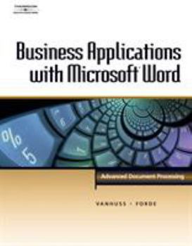 Spiral-bound Business Applications with Microsoft Word Book