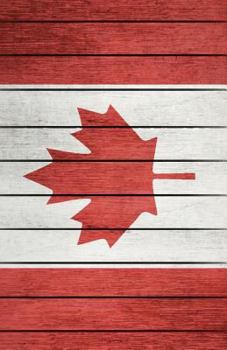 Journal: Canada Flag (Maple Leaf): Lined Journal, 120 Pages, 5.5 x 8.5, Canadian Flag, Maple Leaf, Soft Cover, Matte Finish