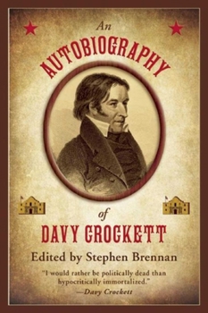 Paperback An Autobiography of Davy Crockett Book