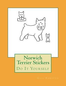 Paperback Norwich Terrier Stickers: Do It Yourself Book