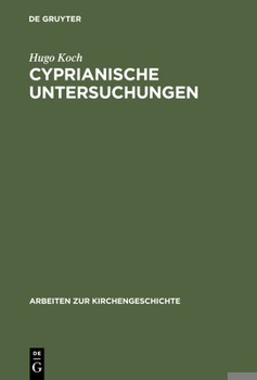 Hardcover Cyprianische Untersuchungen [German] Book