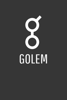 Golem Notebook: Lined Journal, 120 Pages, 6 x 9, Affordable Cryptocurrency, Blockchain Crypto Gift Journal Matte Finish