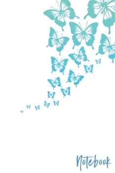 Notebook: Butterfly 110 Blank Lined College Ruled Journal for Women