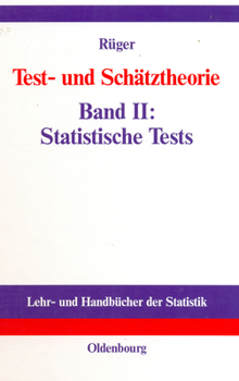 Hardcover Test- und Schätztheorie [German] Book