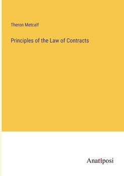 Paperback Principles of the Law of Contracts Book
