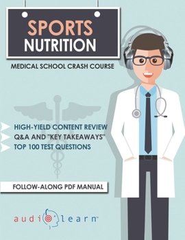 Paperback Sports Nutrition - Medical School Crash Course Book