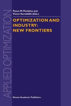 Paperback Optimization and Industry: New Frontiers Book