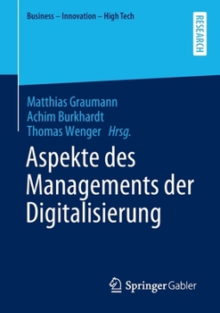 Paperback Aspekte Des Managements Der Digitalisierung [German] Book