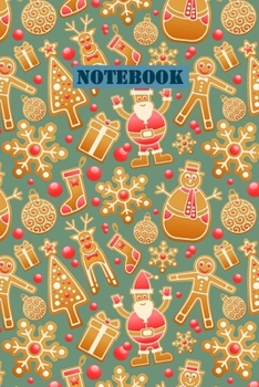 Notebook: Classical Christmas Planner - 120 pages, 6x9