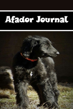 Paperback afador journal: afador dog owners it will be the Gift Idea for afador dog Lover. Book