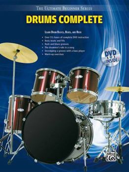 Paperback Drums Complete [With DVD] Book