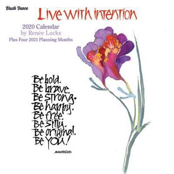 Calendar Live with Intention 2020 Mini 7x7 Brush Dance Book